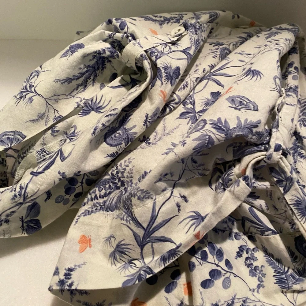 GAP Floral Pajama Pants with Pink Drawstring - Picture 4 of 16